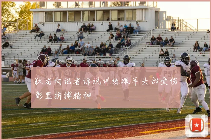 狄龙向记者诉说训练艰辛头部受伤彰显拼搏精神